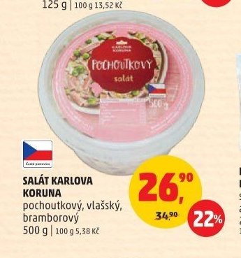 Salát Karlova Koruna
