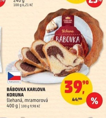 Bábovka Karlova Koruna