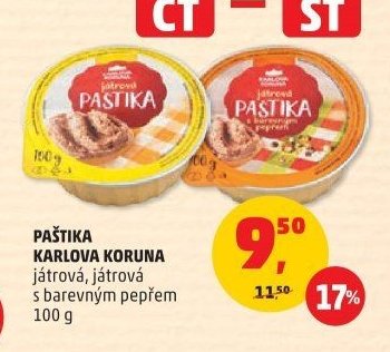 PAŠTIKA KARLOVA KORUNA
