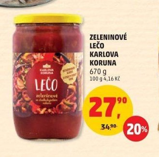 ZELENINOVÉ LEČO KARLOVA KORUNA