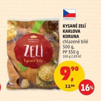 KYSANÉ ZELÍ KARLOVA KORUNA