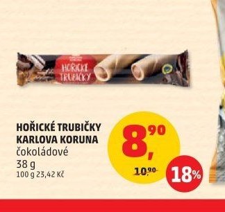 HOŘICKÉ TRUBIČKY KARLOVA KORUNA