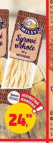Milsy Sýrové vrkoče neuzené