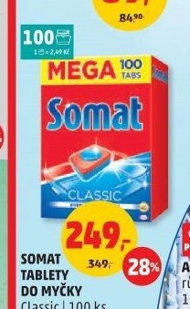 SOMAT TABLETY DO MYČKY Classic 100 ks