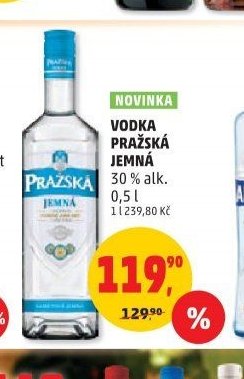 VODKA PRAŽSKÁ JEMNÁ