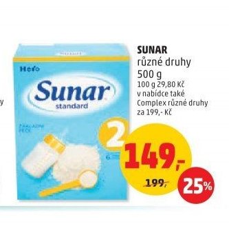 SUNAR různé druhy 500 g