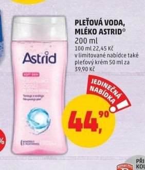 PLEŤOVÁ VODA, MLÉKO ASTRID