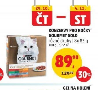 KONZERVY PRO KOČKY GOURMET GOLD