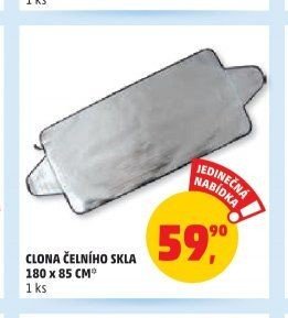 CLONA ČELNÍHO SKLA 180 x 85 CM