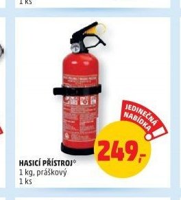 HASICÍ PŘÍSTROJ 1 kg, práškový