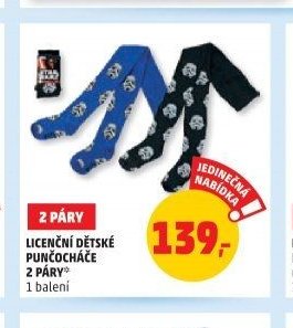LICENČNÍ DĚTSKÉ PUNČOCHÁČE 2 PÁRY