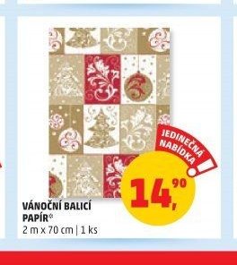 VÁNOČNÍ BALICÍ PAPÍR