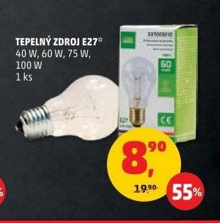 Tepelný zdroj E27