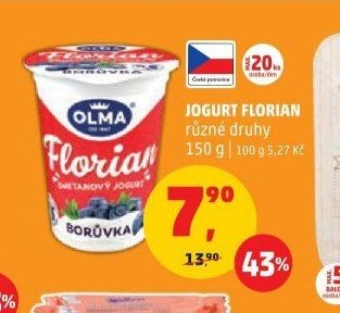 Jogurt Florian různé druhy