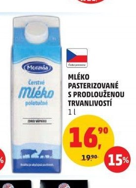 MLÉKO PASTERIZOVANÉ