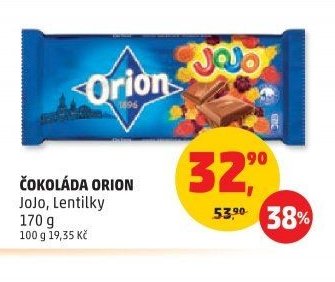 Čokoláda Orion Jojo, Lentilky