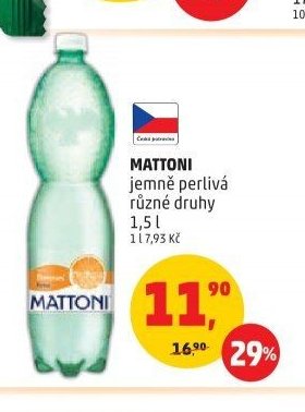 Mattoni jemně perlivá různé druhy