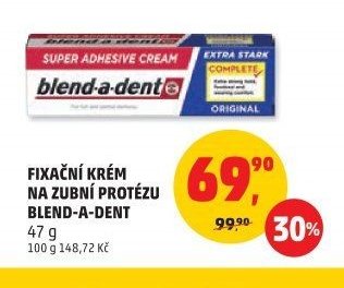 Fixační krém na zubní protézu Blend-a-dent