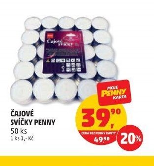 Čajové svíčky Penny
