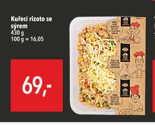 Kuřecí rizoto se sýrem