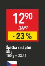 Špička s náplní