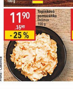 Topinková pomazánka Delimax
