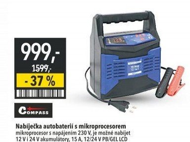 Nabíječka autobaterií s mikroprocesorem