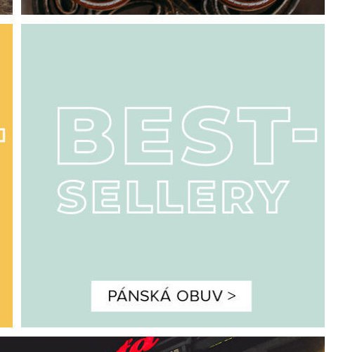BESTSELLERY PÁNSKÁ OBUV