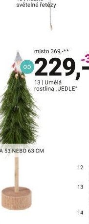 Umělá rostlina JEDLE - Möbelix akcniletaky.com