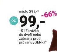 Zarážka do dveří nebo zábrana proti průvanu GERRY - Möbelix akcniletaky.com