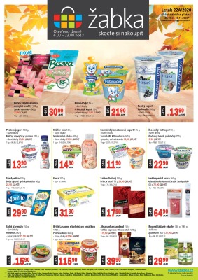 akční leták Žabka 28.10.2020-10.11.2020
