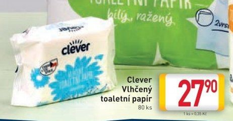 Clever Vlhčený toaletní papír