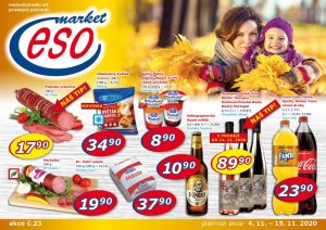 akční leták ESO MARKET 4.11.2020-15.11.2020