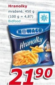 Hranolky mražené Nowaco