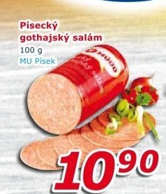 Salám Gothaj Maso uzeniny Písek