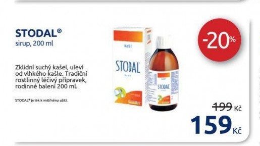 STODAL sirup, 200 ml