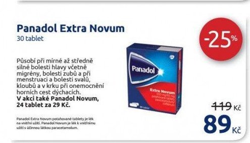 Panadol Extra Novum 30 tablet