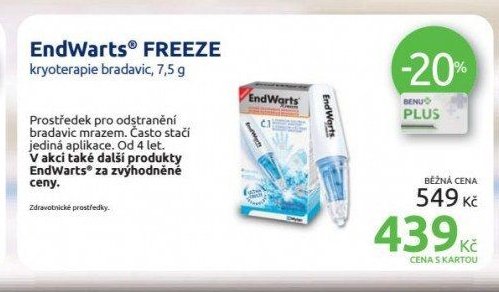 EndWarts FREEZE, 7,5 g