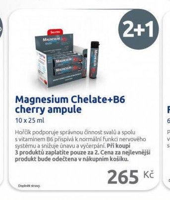 Magnesium Chelate+B6 cherry ampule