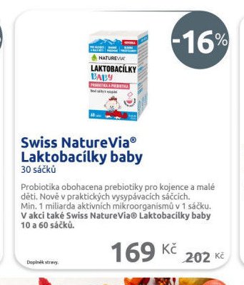 Swiss NatureVia Laktobacílky baby