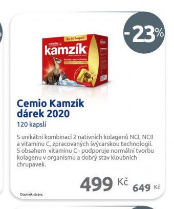 Cemio Kamzík dárek 2020