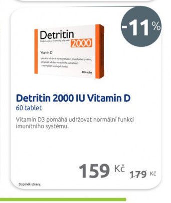 Detritin 2000 IU Vitamin D