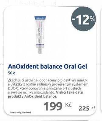 AnOxident balance Oral Gel 50 g