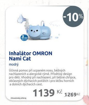 Inhalátor OMRON Nami Cat