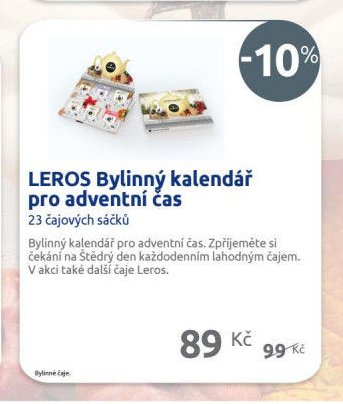LEROS Bylinný kalendář pro adventní čas