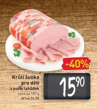Krůtí šunka pro děti