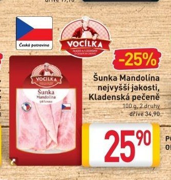Šunka Mandolína nejvyšší jakosti, Kladenská pečeně