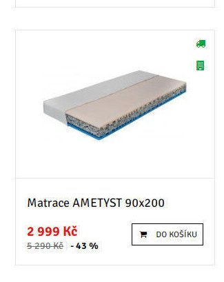 Matrace AMETYST 90x200 - ASKO akcniletaky.com