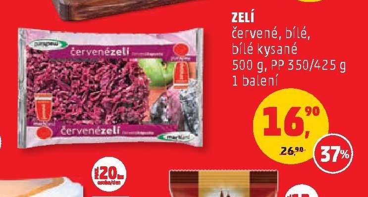 Zelí červené/bílé