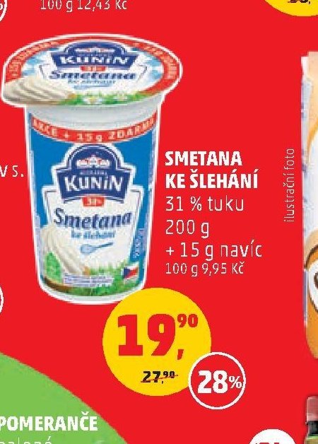 Smetana ke šlehání